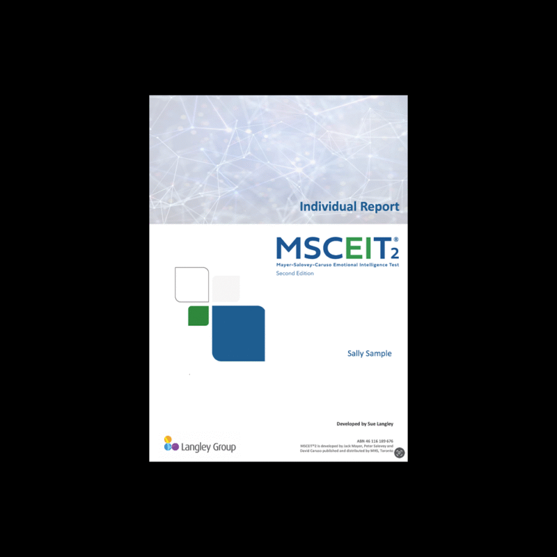 MSCEIT®2 Emotional Intelligence Report and Debrief