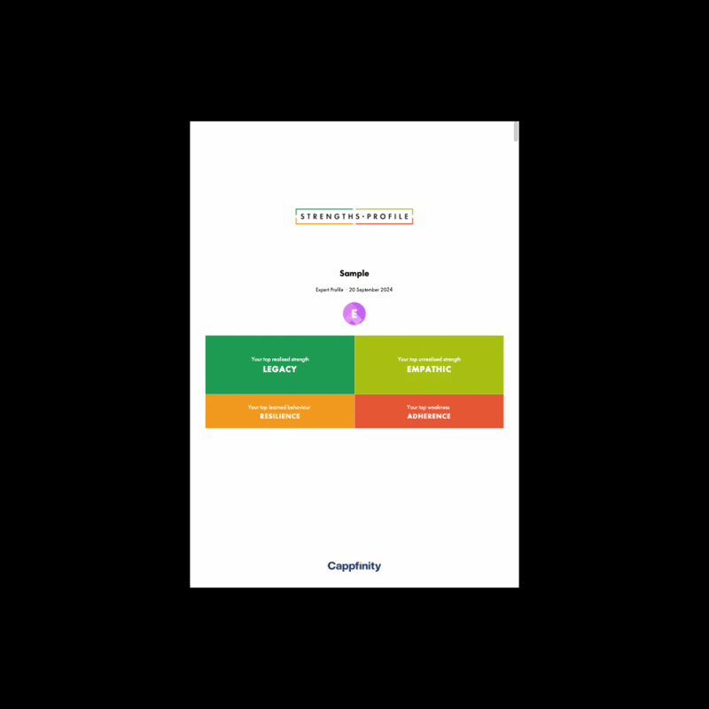 Strengths Profile Expert